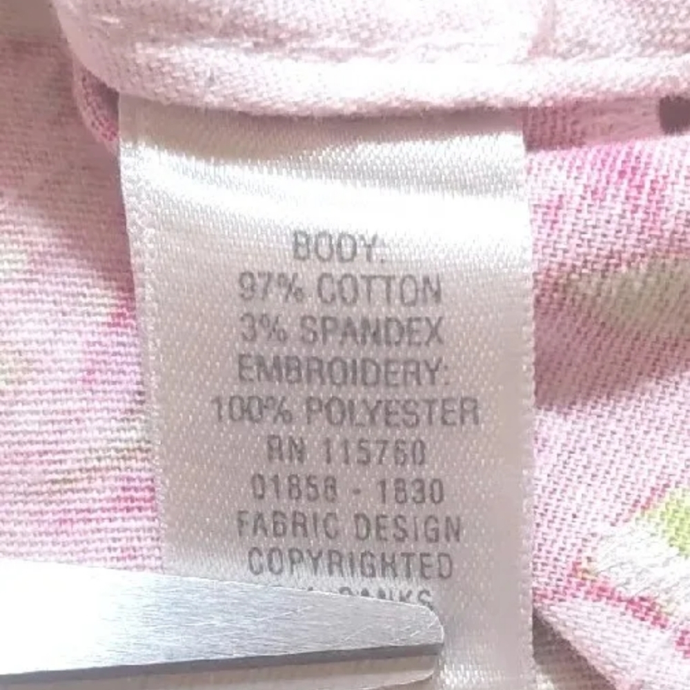 Boho Jacket Patchwork Pailsey Stretch Pink Floral… - image 9